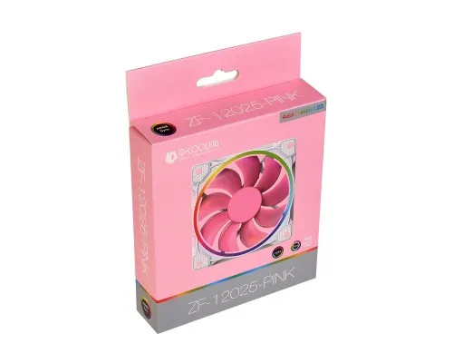 Кулер для корпуса ID-Cooling ZF-12025-PINK ARGB (Single Pack) (ZF-12025-PINK)