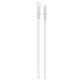 Дата кабель USB Type-C to Lightning 1.0m 3A white ColorWay (CW-CBPDCL032-WH)