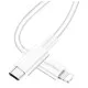 Дата кабель USB Type-C to Lightning 1.0m 3A white ColorWay (CW-CBPDCL032-WH)