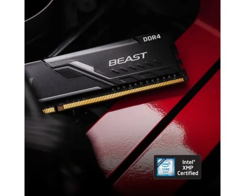 Модуль памяти для компьютера DDR4 8GB 2666 MHz Fury Beast Black Kingston Fury (ex.HyperX) (KF426C16BB/8)