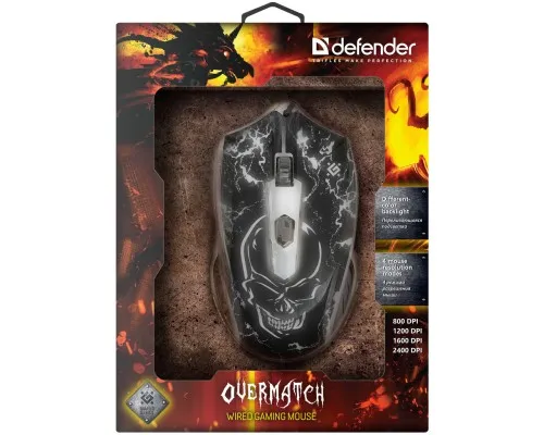 Мышка Defender Overmatch GM-069 USB Black (52069)