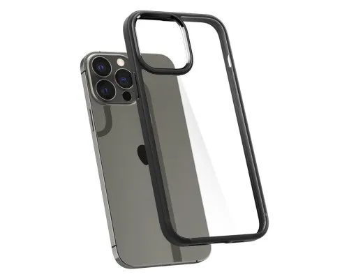 Чохол до мобільного телефона Spigen Apple iPhone 13 Pro Max Crystal Hybrid, Matte Black (ACS03243)