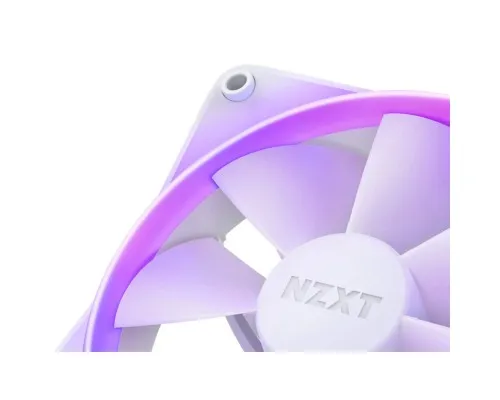 Кулер до корпусу NZXT F140RGB Twin (White) (RF-R14DF-W1)
