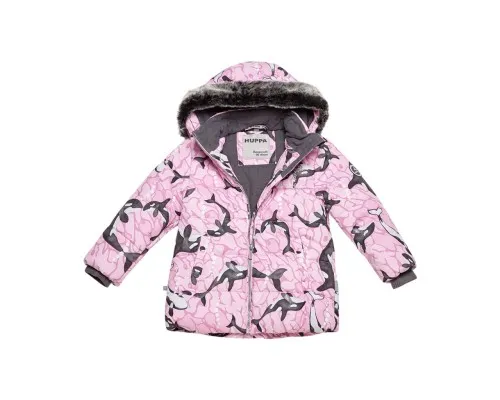 Куртка Huppa MELINDA 18220030 світло-рожевий з принтом 110 (4741468974699)