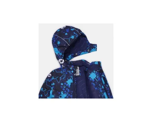 Куртка Huppa ALEX 1 17800130 темно-синій з принтом/світло-синій 110 (4741468986081)