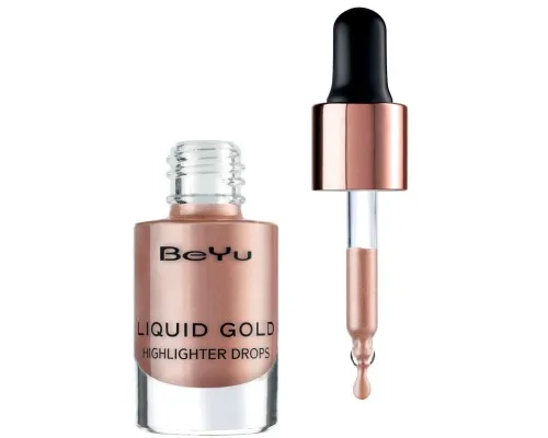 Корректор для лица BeYu Liquid Gold Highlighter Drops 02 - Luminous Rosegold 13 мл (4033651825032)