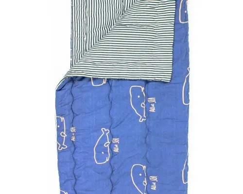 Ковдра MirSon антиалергенна Зима EcoSilk №3007 Color Fun Line Whales 220х240 (2200004832432)