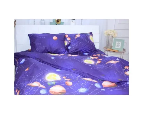 Постільна білизна MirSon Сатин 22-1282 Night Space Євро (2200003585650)