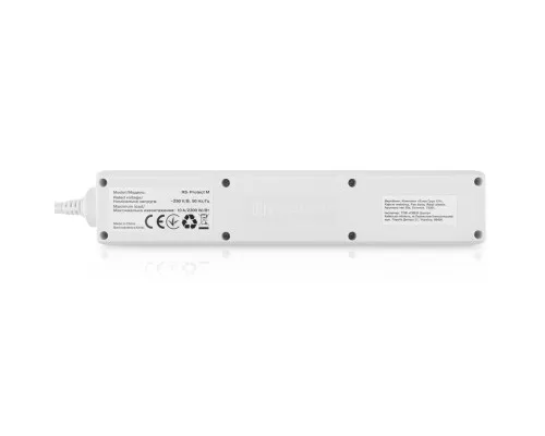 Сетевой фильтр питания REAL-EL RS-Protect M 1.8m, white (EL122300025)
