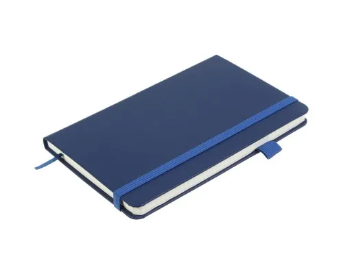 Книга записная Buromax Etalon 125x195 мм 96 листов без линовки обложка из искусственной кожи Синяя (BM.291060-02)