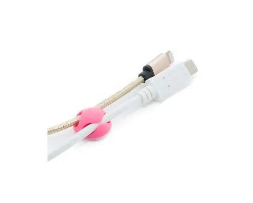 Тримач для кабелю Extradigital CC-929 Cable Clips mini, Pink (KBC1698)
