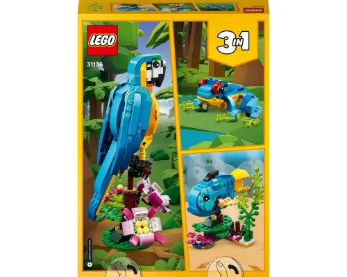 Конструктор LEGO Creator Экзотический попугай 253 детали (31136)