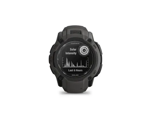Смарт-часы Garmin Instinct 2X, Solar, Graphite, GPS (010-02805-00)