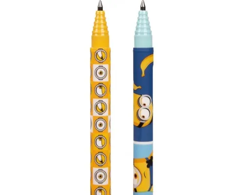 Ручка гелева Yes пиши-стирай Minions 0,5 мм, синя в асортименті (420401)