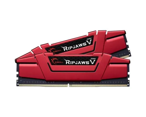 Модуль памяті для компютера DDR4 16GB (2x8GB) 2666 MHz Ripjaws V Red G.Skill (F4-2666C19D-16GVR)