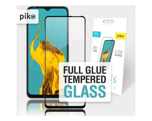 Скло захисне Piko Full Glue Tecno Spark 8C (1283126542497)