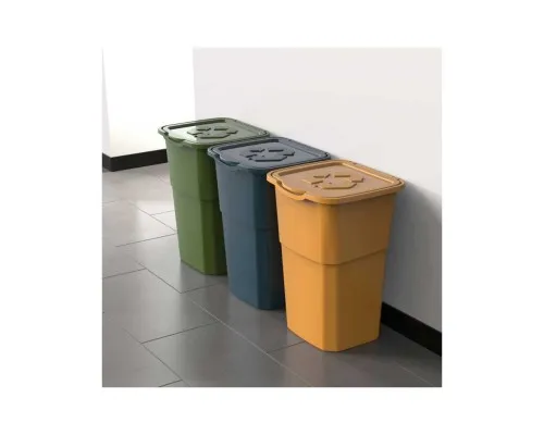 Контейнер для сміття DEA home Eco Набір для сортування відходів 3 x 50 л (20033)