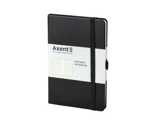 Книга записная Axent Partner 125х195 мм в линейку 96 листов Черный (8308-01-A)
