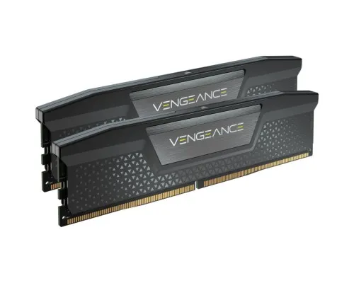 Модуль памяти для компьютера DDR5 32GB (2x16GB) 5600 MHz Vengeance Black Corsair (CMK32GX5M2B5600C40)