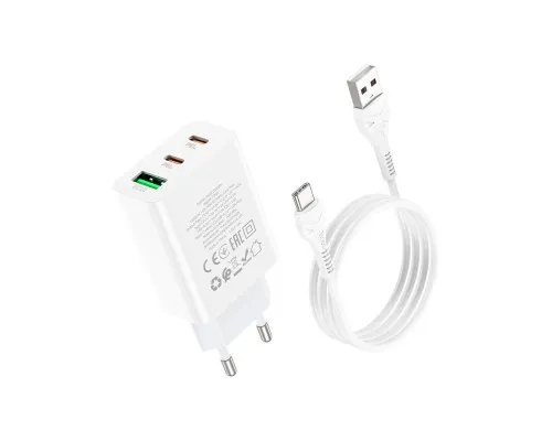 Зарядное устройство HOCO C99A charger set (Type-C) White (6931474767585)