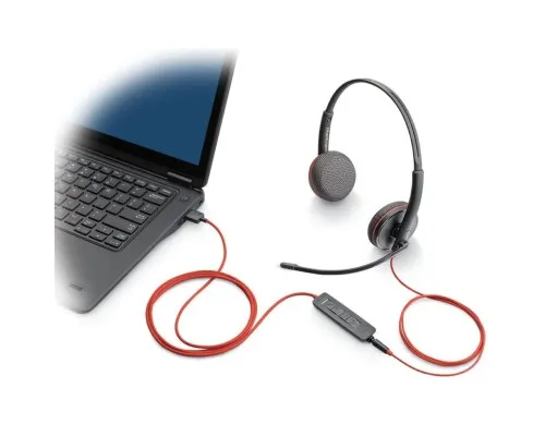 Навушники Poly Blackwire 3225 USB-A/C/+ 3.5mm (8X229AA)