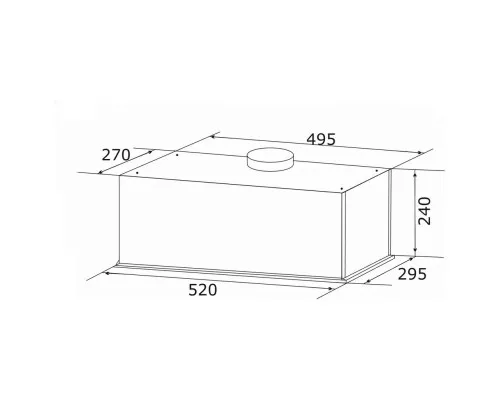 Витяжка кухонна GRANADO Palamos 4613-1200 White glass (GCH4613120055)