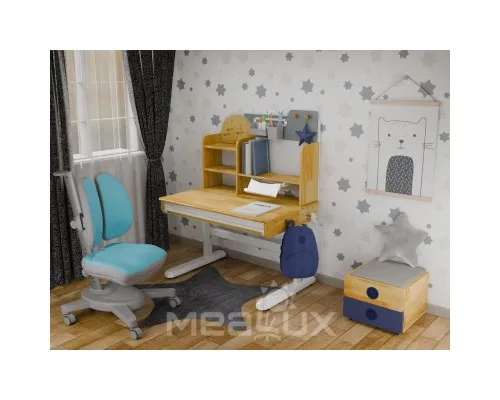 Парта з кріслом Mealux Timberdesk S (парта + крісло + тумба) (BD-685 S+ box BD 920-2 BL+Y-115 BLG)