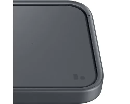 Зарядний пристрій Samsung 15W Wireless Charger Pad Dark Gray (EP-P2400TBEGEU)