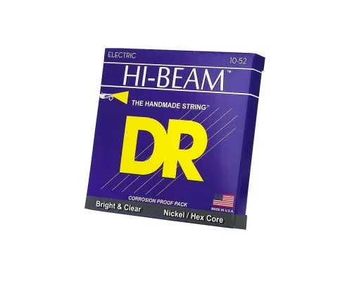 Струни для гітари DR Strings HI-BEAM Electric - Big Heavy (10-52) (BTR-10)