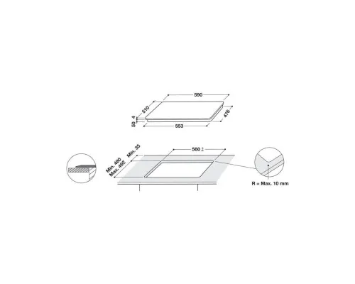 Варочная поверхность Whirlpool WLS5360BFW