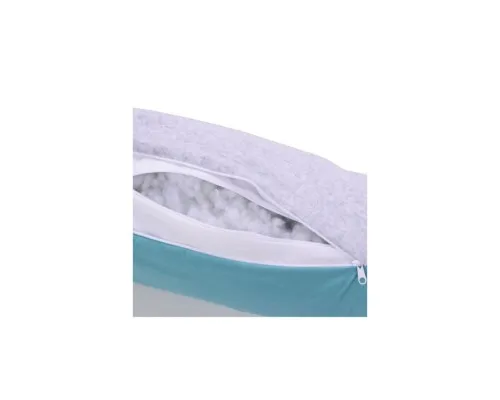 Подушка Верес для годування Comfort Long Velour grey-tiffany 170*52 (302.01.3)
