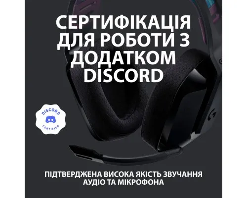 Наушники Logitech G535 Lightspeed Wireless Gaming Headset Black (981-000972)