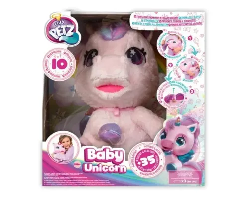 Интерактивная игрушка Club Petz My Baby Unicorn розовый (IMC093881P)