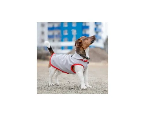Жилет для тварин Pet Fashion FLEECY ХS2 сіро-червоний (4823082419616)