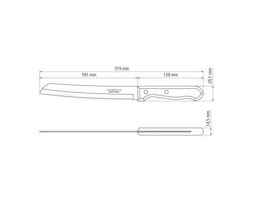 Кухонный нож Tramontina Dynamic Bread 203 мм (22317/108)