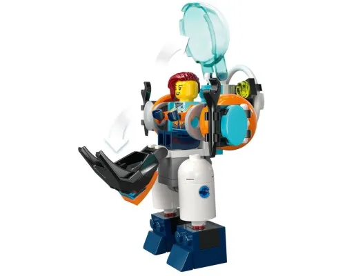 Конструктор LEGO City Глубоководная исследовательская подлодка 842 деталей (60379)