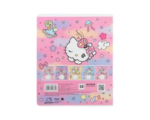 Зошит Kite Hello Kitty 18 аркушів, лінія (HK23-237)