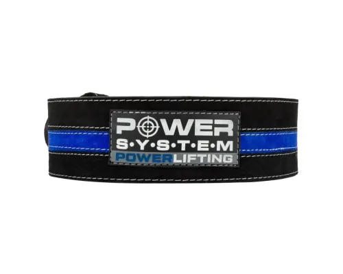 Атлетичний пояс Power System Power Lifting PS-3800 Black/Blue Line L (PS-3800_L_Black_Blue)