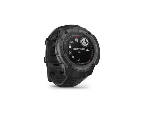 Смарт-часы Garmin Instinct 2X, Solar, Tactical Edition, Black, GPS (010-02805-03)