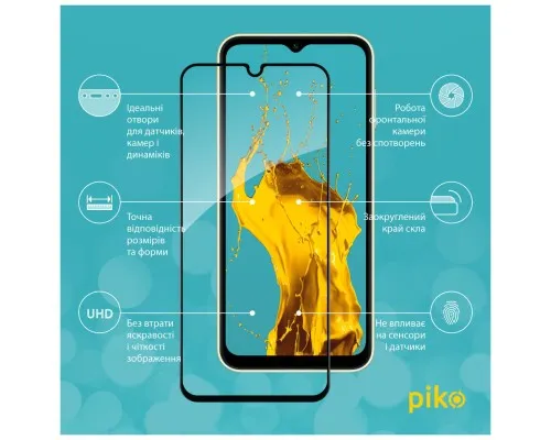 Скло захисне Piko Full Glue Samsung A14 (1283126559785)