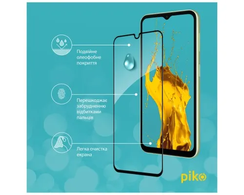 Стекло защитное Piko Full Glue Samsung A14 (1283126559785)