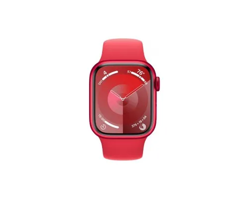 Смарт-годинник Apple Watch Series 9 GPS 45mm (PRODUCT)RED Aluminium Case with (PRODUCT)RED Sport Band - S/M (MRXJ3QP/A)