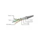 Патч-корд 2м FTP cat 6 CCA blue Cablexpert (PP6-2M/B)