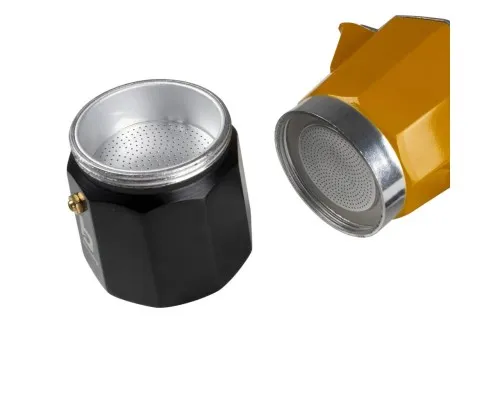 Гейзерная кофеварка Bo-Camp Hudson 6-cups Yellow/Black (2200522)