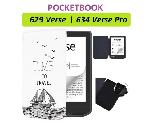 Чехол для электронной книги BeCover Smart Case PocketBook 629 Verse / 634 Verse Pro 6" Time To Travel (710982)