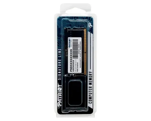 Модуль памяти для ноутбука SoDIMM DDR5 8GB 4800 MHz Patriot (PSD58G480041S)