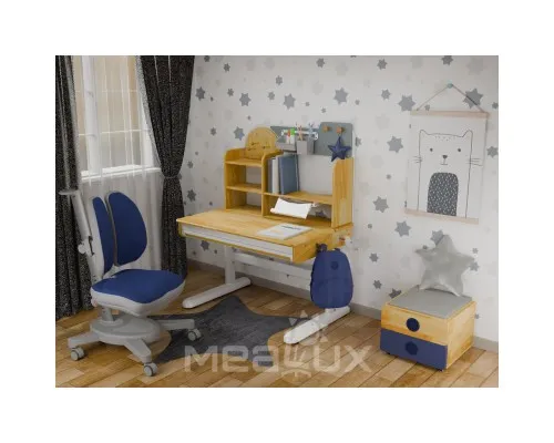 Парта з кріслом Mealux Timberdesk S (парта+кресло+тумба) (BD-685 S+ box BD 920-2 BL+Y-115 DGB)