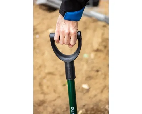 Лопата Verto совковая, рукоятка металлическая D-образная, 125см, 2.3кг (15G012-1)