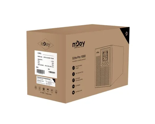 Источник бесперебойного питания nJoy Echo Pro 1000VA USB (UPOL-OL100EP-CG01B)