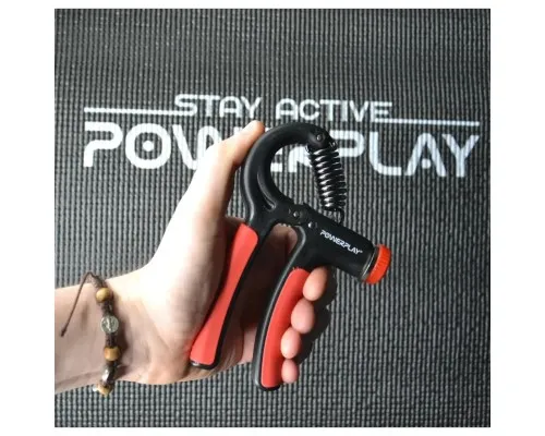 Еспандер PowerPlay кистьовий 10-40 кг Strength Grip Чорно-червоний (PP_4323_Bl/Red)